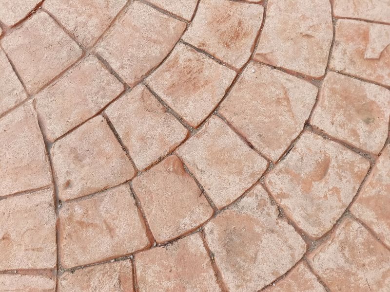 Color-Stamped Concrete