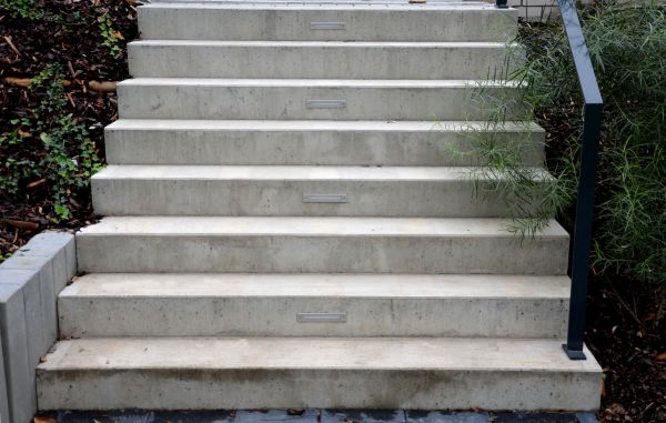 Poured Step Installation in Coeur D Alene