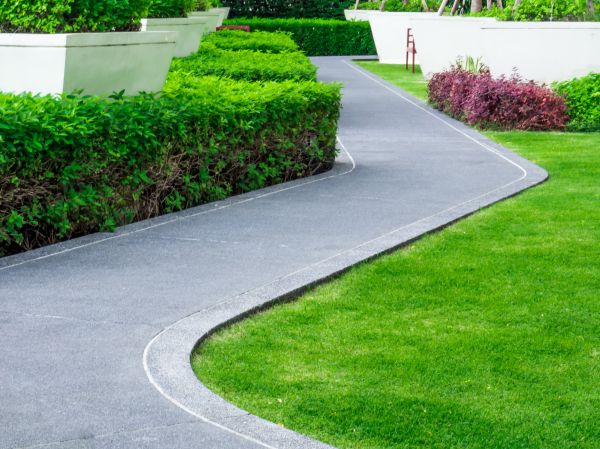 Walkway Curb Installation in Coeur D Alene