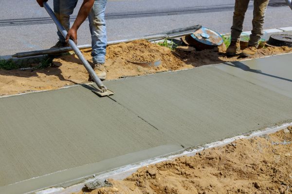 Cement Pathway Installation in Coeur D Alene