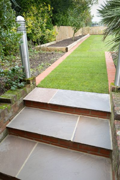 Backyard Steps Installation in Coeur D Alene