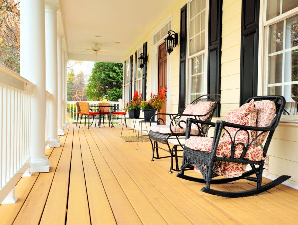 Front Porch Renovation in Coeur D Alene