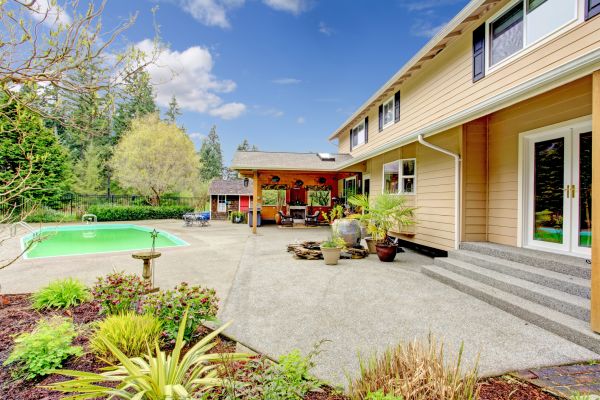 Pool Area Concreting in Coeur D Alene