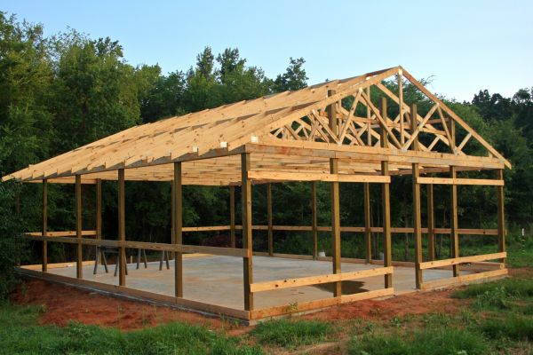 Barn Pad Installation in Coeur D Alene