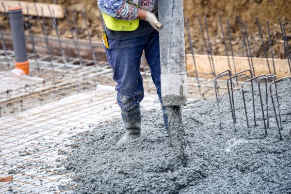 Cabin Foundation Pouring in Coeur D Alene